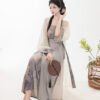 【Misty Spring Mountains】Song Dynasty-inspired Hanfu Lightweight Tencel Long Skirt with Swirling Hem for Women - Modified Chinese Style