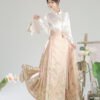 Pipa-inspired Horse-Face Skirt Set Original Ming Dynasty-style Hanfu National Style New Chinese-inspired Everyday Wear for Petite Frames Horse-Face Skirt