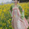 [Chang'an Blossom] Original Tang Dynasty-inspired embroidered reconstruction-style qixiong skirt, Tang-style summer attire