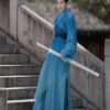 Danya Collection Cangming Original Hanfu Men's Wear Warring States-Style Tailcoat Straight-Hem Qin-Han-Wei-Jin Dynasty Curved-Hem Ancient Style Design