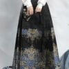 [Peony] Imitation Feather-Embroidered Horse-Face Skirt: Autumn New Chinese Style National Fashion Daily-Wear Modified Hanfu