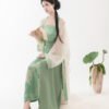 【Misty Spring Mountains】Song Dynasty-inspired Hanfu Lightweight Tencel Long Skirt with Swirling Hem for Women - Modified Chinese Style