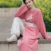 [Youthful Wanderings] Tang Dynasty-Style Round-Neck Robe with Lantern Pants: Authentic Chinese-Style Restoration of Everyday Hanfu for Commoners - Spring and Autumn Period Women's Attire