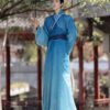 Danya Collection Cangming Original Hanfu Men's Wear Warring States-Style Tailcoat Straight-Hem Qin-Han-Wei-Jin Dynasty Curved-Hem Ancient Style Design